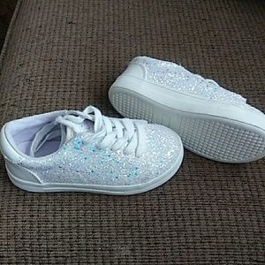 Girls Sparkly Sneakers